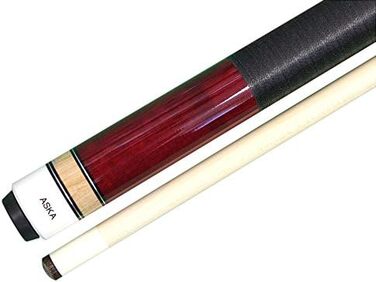 Більярдний кий ASKA L2: канадський клен, 147.3 см, твердий наконечник 13 мм, 2 частини, 18 oz, червоний/відпустка (Getaway Solids)