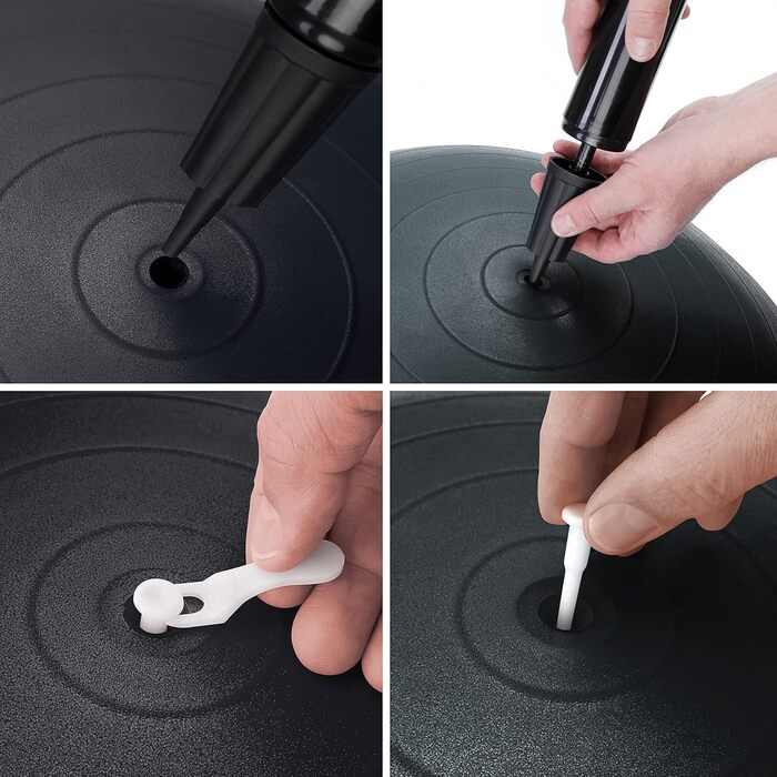 Фітбол BODYMATE 65 см: для фітнесу, йоги, офісного використання. В комплекті насос та E-book