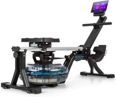 Capital Sports Rowshaper: Тренажер для веслування з водним опором, складаний, до 150 кг, сірий