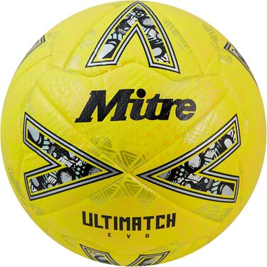 Футбольний м'яч Mitre Ultimatch, покращений контроль, підвищена зносостійкість, висока точність