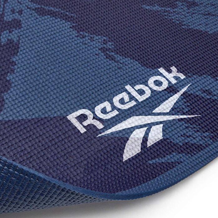 Йога-мат Reebok темно-синій 173x61x0,4 см, килимок для йоги, фітнесу