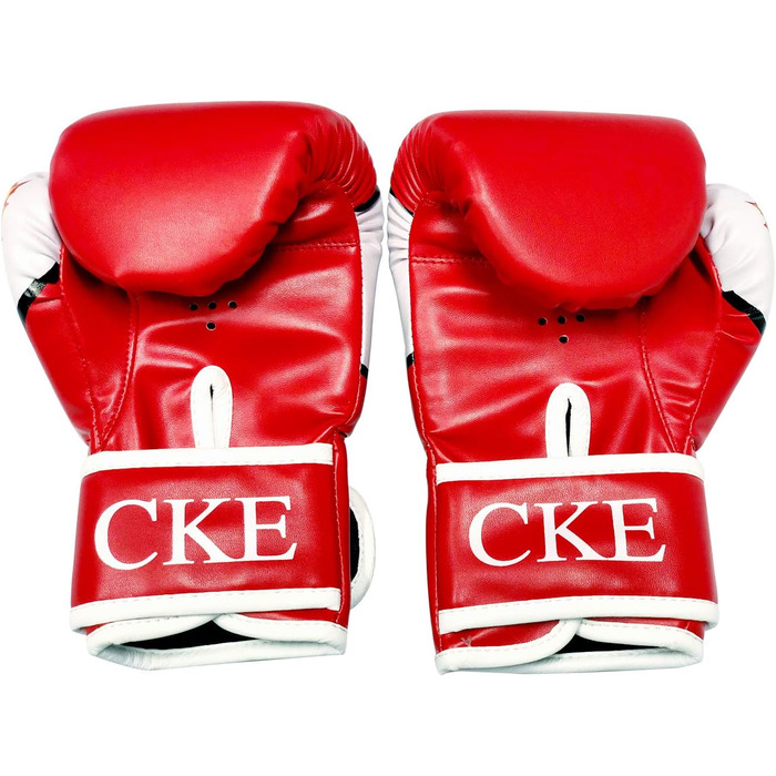 Боксерські рукавички для дітей CKE, 5-12 років, червоні, для тренувань, бокс, кікбоксинг, муай-тай