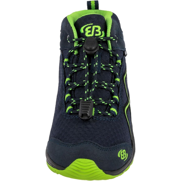 Черевики трекінгові та туристичні для дівчаток Brütting Guide High 34 EU, Колір: Морський, Лимонний