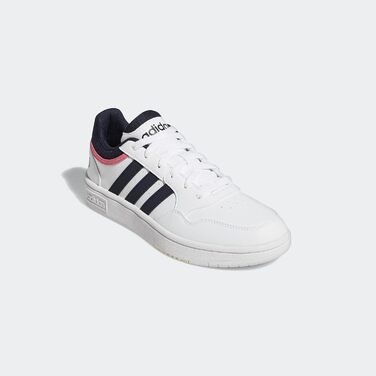 Кросівки Adidas Hoops 3.0 Low Classic для жінок (43 1/3 EU, білий, чорний, білий)