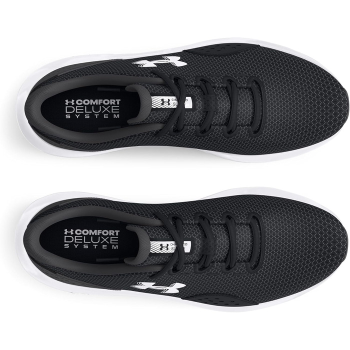 Чоловічі бігові кросівки Under Armour UA Charged Surge 4, чорні (Black Anthracite White), розмір 49.5 EU