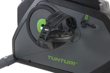 Велотренажер Tunturi Cardio Fit B35 з LCD-дисплеєм та тримачем для планшета, чорний – фітнес велотренажер для дому