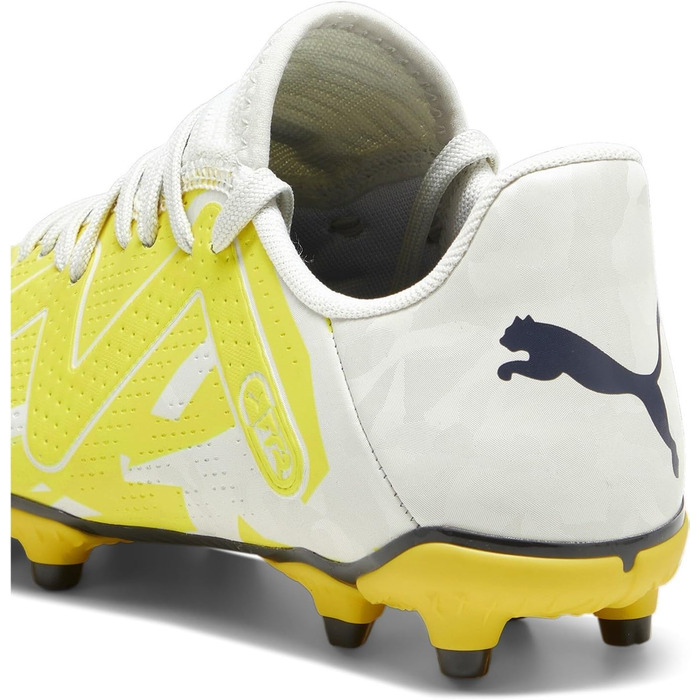 Дитячі футбольні бутси PUMA Future Play Fg/Ag Jr - сірий, жовтий, розмір 34.5 EU