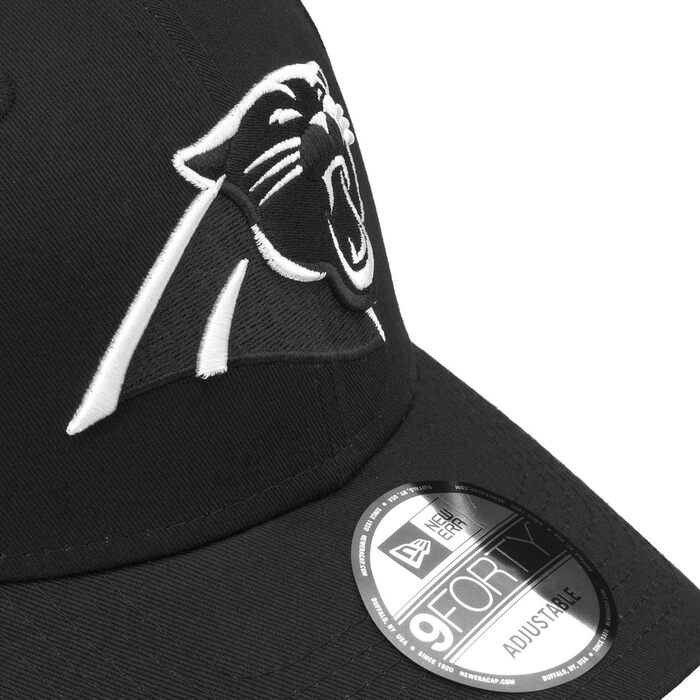 Кепка New Era 9Forty Adjustable NFL Carolina Panthers - чорно-біла