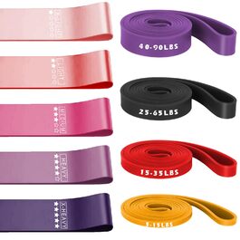 Набір гумових еспандерів для фітнесу 9 шт. Різної жорсткості - Resistance Bands для дому, пілатесу, тренувань
