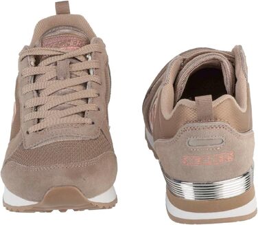 Кросівки Skechers OG 85-Goldn Gurl Natural Suede Mesh Nylon Coral Trim, розмір 42 EU