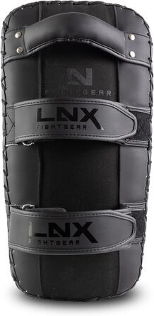 LNX Тайські пади Ultimatte – пара матових чорних ударних подушок для кікбоксингу та муай тай, оригінальний тайський стиль