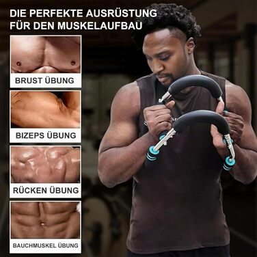 Тренажер для рук Twister Armtrainer, регульований, для дому, офісу та подорожей (30-50 кг), синій