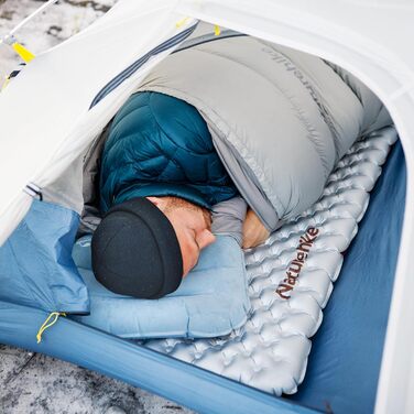 Каремат Naturehike Thermal 5.8 R-value для кемпінгу самонадувний, ультралегкий, всесезонний (жіночий, L)