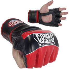 Ringside Combat Sports професійні ММА рукавички для юніорів, чорні, червоні, унісекс, розмір M, регулярні