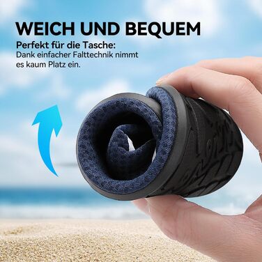 Чоловічі та жіночі водяні черевики для плавання та серфінгу. Дихаючі, швидковисихаючі, унісекс (35 EU, синій)