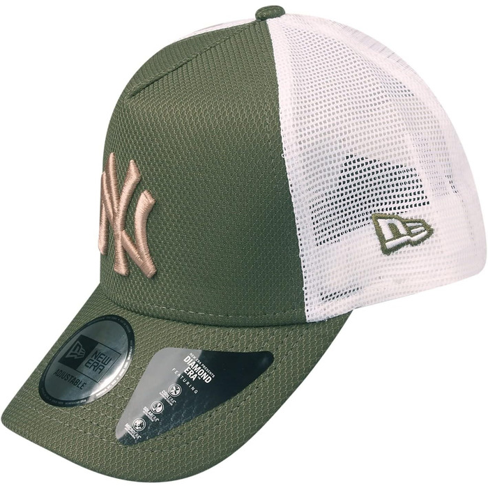 Кепка New Era Mesh Trucker Cap з логотипом New York Yankees, білий, універсальний розмір