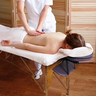 Масажний стіл складаний для косметології: дерев'яний масажний стіл з 2 зонами, мобільне масажне ліжко, масажна банка для фізіотерапії та татуювання