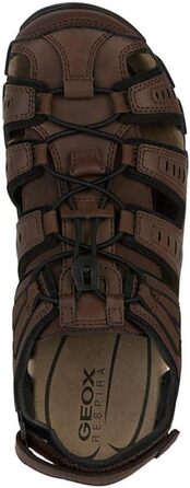 Чоловічі сандалії Geox Strada CSport (45 EU, темно-коричневі)