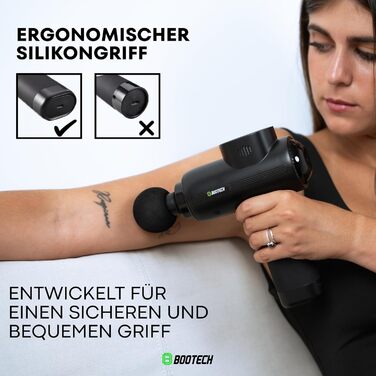 Професійний масажер для м'язів BG-Core: тиснення 10 мм, 5 насадок, 5 швидкостей, для спорту та зняття болю