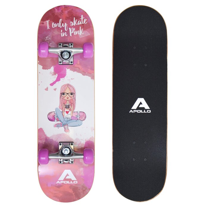 Скейтборд дитячий Apollo Kinder Skateboard 28 дюймів, ABEC 3, алюмінієві осі, для хлопчиків та дівчаток від 3 років