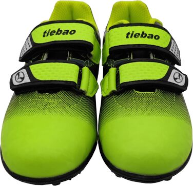 Дитячі футбольні бутси для гри на твердих ґрунтових покриттях, розмір 25-37, зелені