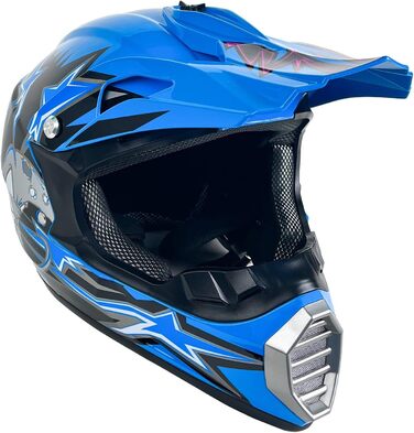 Дитячий мотокросовий шолом Fullface для MTB, ABS, з рукавицями, маскою та окулярами, для мотокросу, ендуро, ATV, Downhill
