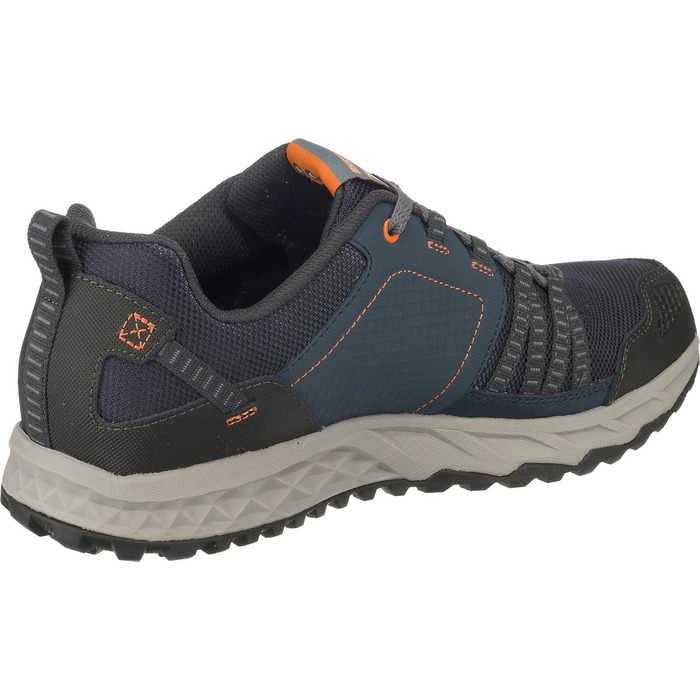 Чоловічі кросівки Skechers Escape Plan Navy Leather Mesh Orange Trim, 48.5 EU