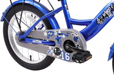 Дитячий велосипед BIKESTAR 16 дюймів для хлопчиків і дівчаток від 4-5 років, класичний, безпечний, тестування без ризику