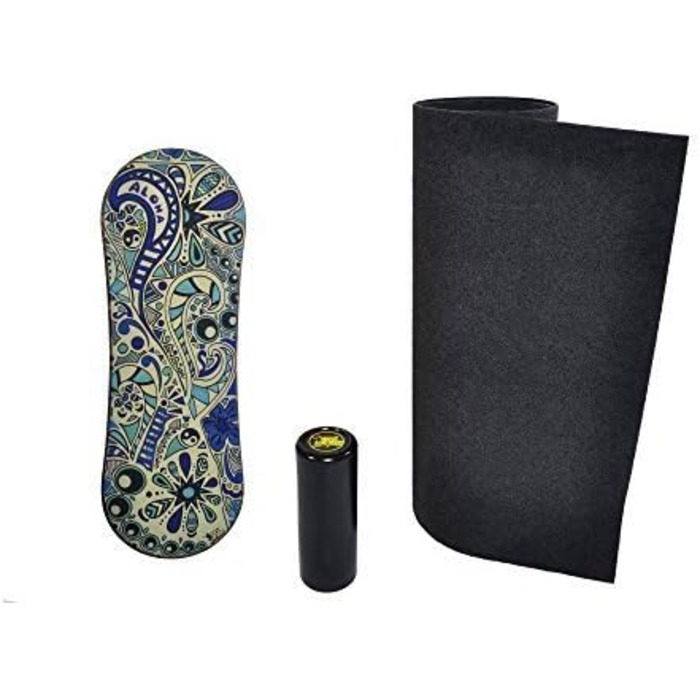 Балансборд Trickboard SET Aloha з роликом і килимком для тренування балансу