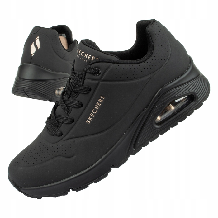 Жіночі спортивні кросівки Skechers UNO STAND ON AIR 73690-BBK, чорні, 39 EU