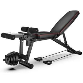 Багатофункціональна лава для тренувань, регульована фітнес-лавка для комплексних тренувань, складана лава для тренувань