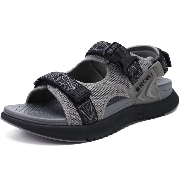 Чоловічі сандалі OncaI Wandersandalen для пляжу та спорту, сірі, 46 EU
