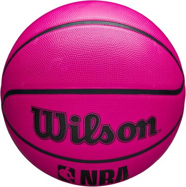 Баскетбольний м'яч Wilson NBA DRV для вулиці (Outdoor), рожевий, розмір 5 (27.5