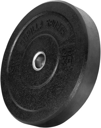 Гумові олімпійські диски GORILLA SPORTS 2x25 кг, 50 мм, для штанги