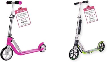 Дитячий самокат HUDORA Little BigWheel, алюмінієвий, для дітей від 3 років, складаний, регульований, великі колеса, до 100 кг