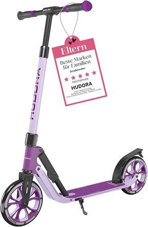 Самокат HUDORA BigWheel 205 Advanced алюмінієвий, до 100 кг, складаний, для дітей, підлітків і дорослих