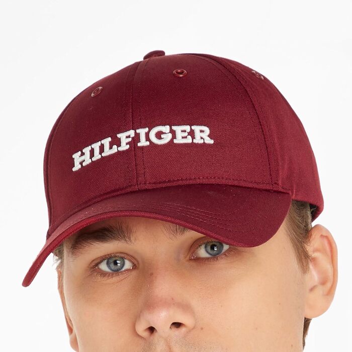 Чоловіча кепка Tommy Hilfiger TH Established Basecap, червона (Rouge), один розмір