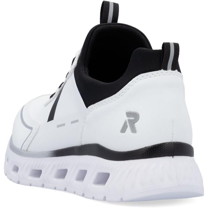 Жіночі сліпони Rieker M6062 білі комбіновані, розмір 39 EU