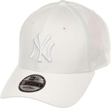 Кепка New Era New York Yankees MLB League Essential 9Forty біла, універсальний розмір