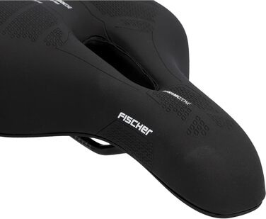 Сідло FISCHER Memory Foam з м'якою вставкою для полегшення тиску | Для трекінгу та MTB