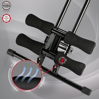 Тренажер для пресу Ultrasport Ultra 150 Curved, фітнес AB тренажер для зміцнення м'язів живота, компактний, універсальний, для схуднення та набору м'язової маси