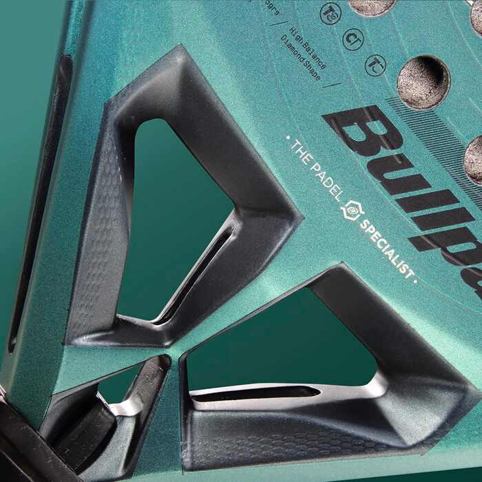 Плече ракетки для падел-тенісу Bullpadel Hack 04 25, темно-зелений, 370г (Нова)