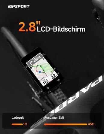 Велокомп'ютер iGPSPORT iGS630S GPS, 2.8