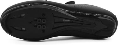 Велотуфлі для їзди на велосипеді: шосейні, MTB, крос-кантрі. Сумісні з SPD/SPD-SL. Чоловічі та жіночі, чорного кольору, розмір 43 EU