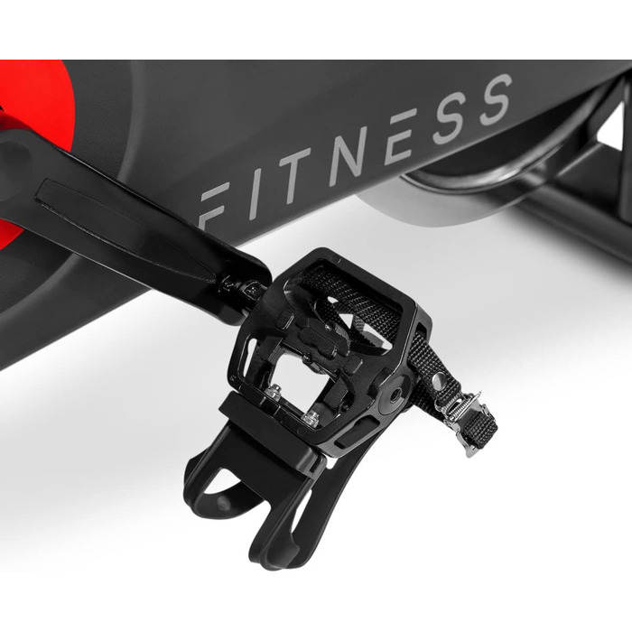 Велотренажер FITFIU Fitness BESP-500 з регульованим опором, 24 кг маховиком, датчиком пульсу, LCD-дисплеєм та регульованим сідлом для домашніх тренувань