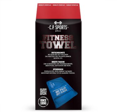 Рушник для фітнесу C.P. Sports: мікрофібра, фіксація, кишеня, для занять у спортзалі, тренувань, м'який, великий, для жінок та чоловіків, 5 кольорів