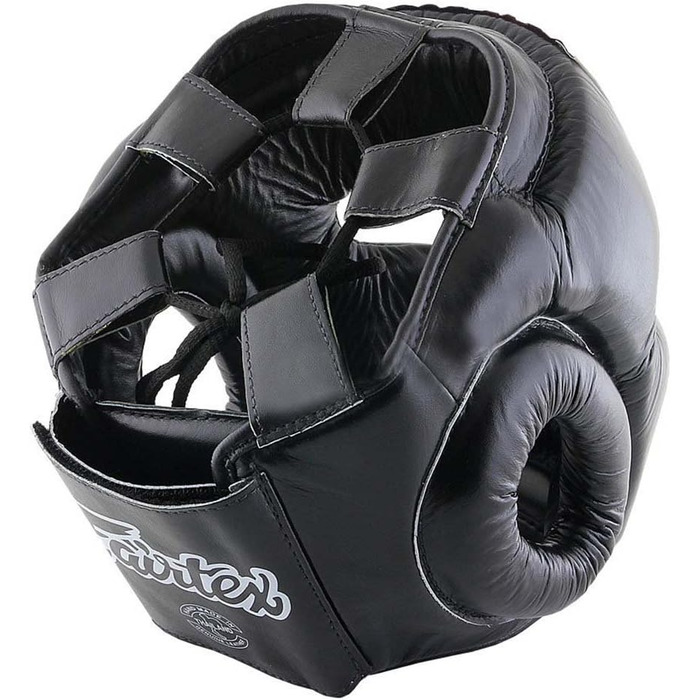 Захисний шолом Fairtex HG3 чорний для ММА, Муай Тай та тайського боксу