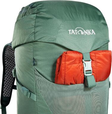 Рюкзак для туризму Tatonka Hike Pack 27 л, з вентиляцією спини та дощовиком, зелений