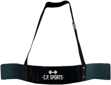 C.P. Sports Армбластер для бодібілдингу, силових тренувань і важкої атлетики – біцепс-тренажер, тріцепс-бластер, чорний