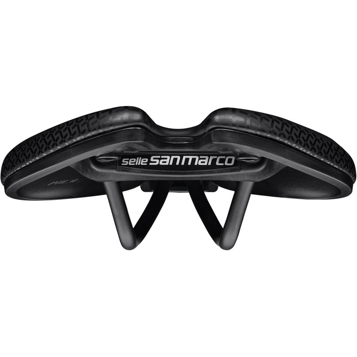 Велосипедне сідло Selle San Marco Aspide Short O-fit Comfort Dynamic для дорослих, унісекс, чорне